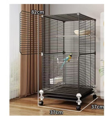 НЕТУ Клетка для птиц (KP-82) (82/37/37см, на колёсах) // [309] // [602] (5 шт/ящ)