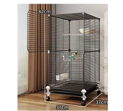 НЕТУ Клетка для птиц (KP-82) (82/37/37см, на колёсах) // [309] // [602] (5 шт/ящ)