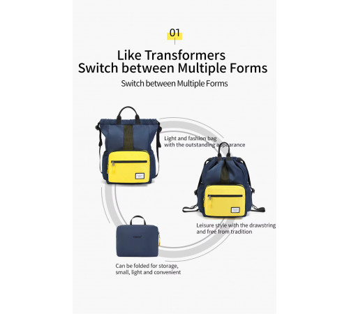 Рюкзак Tigernu T-S8511 14" Black with Red (T-S8511BlackW)