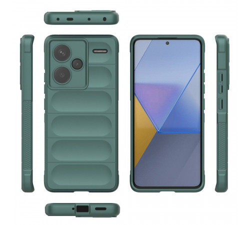 Чохол для смартфона Cosmic Magic Shield for Xiaomi Redmi Note 13 Pro Plus 5G Dark Green (MagicShXiNo13P+Green)