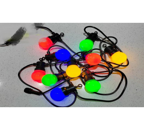 Гирлянда "Шар разноцветный" (SFK-47) (Уличная, 220V, 10LED) // [602] (20 шт/ящ)