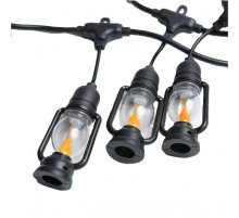 Гирлянда "Лампы подвесные" (SFK-50) (Уличная, 220V,  пламя огня) // [602] (20 шт/ящ)