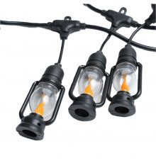 Гирлянда "Лампы подвесные" (SFK-50) (Уличная, 220V,  пламя огня) // [602] (20 шт/ящ)