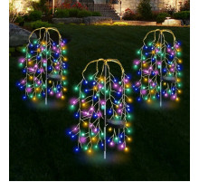 Садовый светильник "Ива" (SFK-46) (солн.панель, КОМПЛЕКТ из 2х штук) // [602] (50 компл. или 100 шт в ящ)