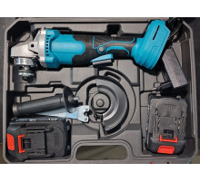 НЕТУ Электроболгарка-2 NEW (чёрный чемодан, (диск - 125⌀) 2 аккум.48V) (синяя) // [602] (10 шт/ящ)