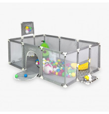Манеж игровой (NX-21) (СЕРЫЙ) (1,8/1,2м) // [101] (6 шт/ящ)