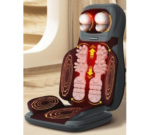 Массажёр для шеи, спины, ягодиц с подогревом (3310) // [101] (1 шт/ящ)