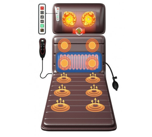 Массажёр для шеи, спины, ягодиц с подогревом (ZH-09HW3) // [101] (1 шт/ящ)