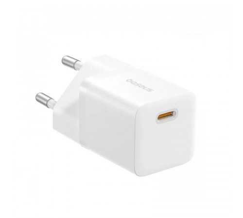 Мережевий зарядний пристрій Baseus  GaN5 Fast Charger (mini) 1C 25W EU Moon White (P10110909213-00)