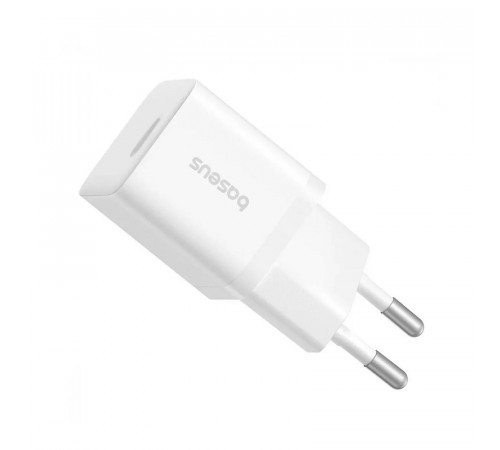 Мережевий зарядний пристрій Baseus  GaN5 Fast Charger (mini) 1C 25W EU Moon White (P10110909213-00)