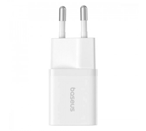 Мережевий зарядний пристрій Baseus  GaN5 Fast Charger (mini) 1C 25W EU Moon White (P10110909213-00)