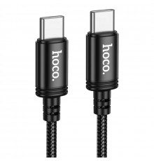 Кабель HOCO X91 Radiance 60W charging data cable for Type-C to Type-C(L=3M) Black (6931474788733)