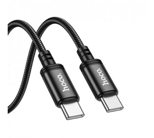 Кабель HOCO X91 Radiance 60W charging data cable for Type-C to Type-C(L=3M) Black (6931474788733)