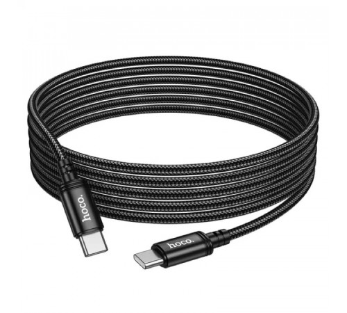 Кабель HOCO X91 Radiance 60W charging data cable for Type-C to Type-C(L=3M) Black (6931474788733)
