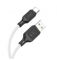 Кабель HOCO X90 Cool silicone charging data cable for Type-C White (6931474788450)