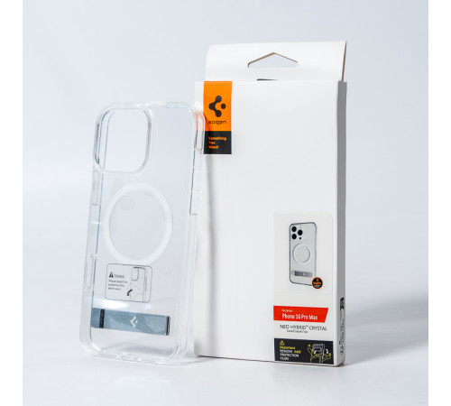 Чохол Spigen AAA Magnetic Clear Stand for Apple iPhone 16 Transparent (SPGCLST16)