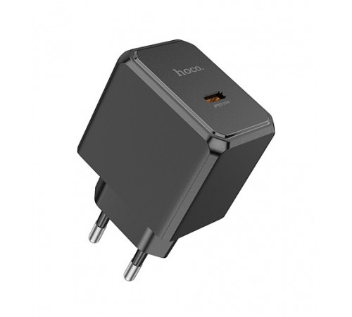 Мережевий зарядний пристрій HOCO CS13A Ocean single port PD20W charger Black (6942007603805)