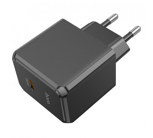 Мережевий зарядний пристрій HOCO CS13A Ocean single port PD20W charger Black (6942007603805)