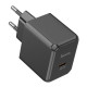 Мережевий зарядний пристрій HOCO CS13A Ocean single port PD20W charger Black (6942007603805)