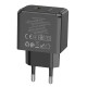 Мережевий зарядний пристрій HOCO CS13A Ocean single port PD20W charger Black (6942007603805)