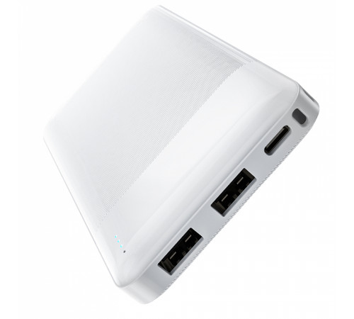 Зовнішній акумулятор HOCO J72 Easy travel power bank(10000mAh) White (6931474738387)