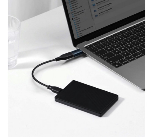 Адаптер Baseus Ingenuity Series Mini OTG Adaptor Type-C to USB-A 3.1 Blue (ZJJQ000003)