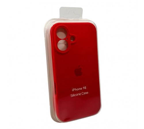 Чохол для смартфона Silicone Full Case AA Camera Protect for Apple iPhone 16 11,Red (FullAAi16-11)