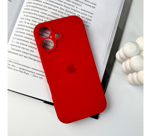Чохол для смартфона Silicone Full Case AA Camera Protect for Apple iPhone 16 11,Red (FullAAi16-11)