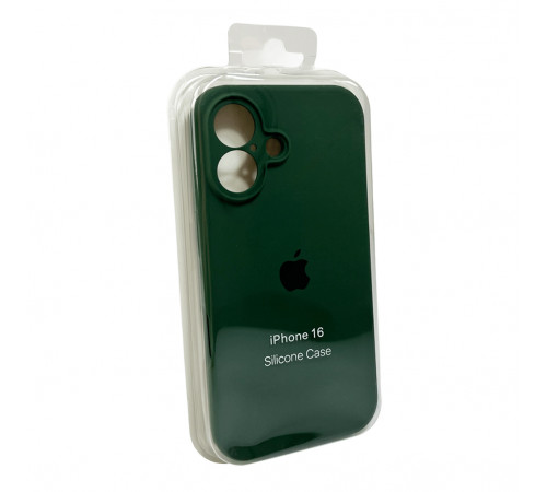 Чохол для смартфона Silicone Full Case AA Camera Protect for Apple iPhone 16 40,Atrovirens (FullAAi16-40)