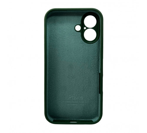 Чохол для смартфона Silicone Full Case AA Camera Protect for Apple iPhone 16 40,Atrovirens (FullAAi16-40)