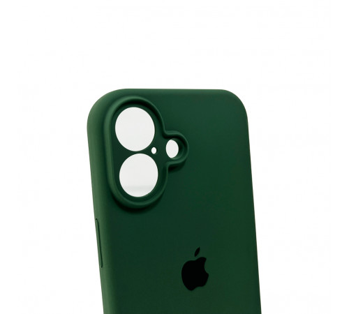 Чохол для смартфона Silicone Full Case AA Camera Protect for Apple iPhone 16 40,Atrovirens (FullAAi16-40)