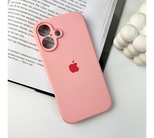 Чохол для смартфона Silicone Full Case AA Camera Protect for Apple iPhone 16 41,Pink (FullAAi16-41)