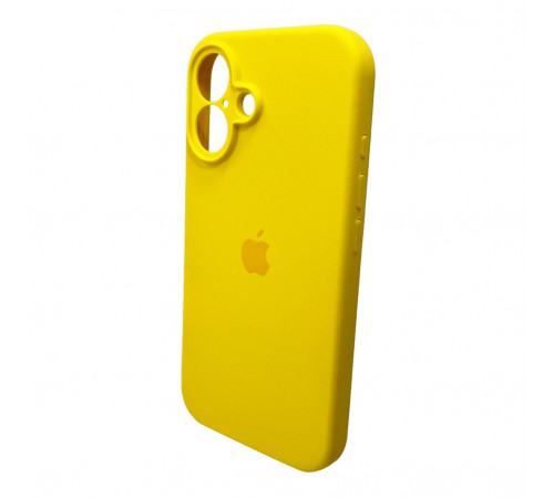 Чохол для смартфона Silicone Full Case AA Camera Protect for Apple iPhone 16 56,Sunny Yellow (FullAAi16-56)