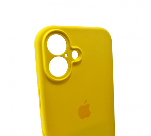 Чохол для смартфона Silicone Full Case AA Camera Protect for Apple iPhone 16 56,Sunny Yellow (FullAAi16-56)