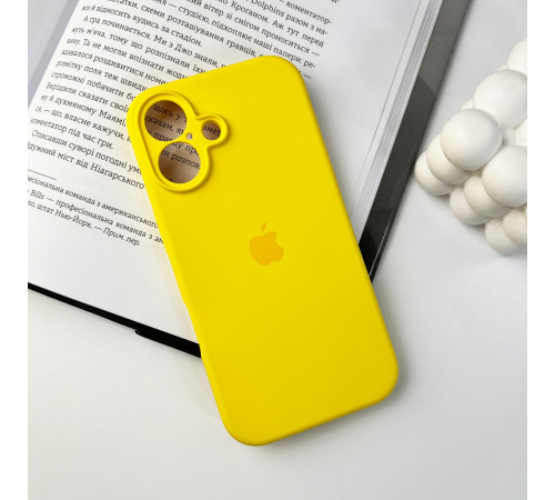 Чохол для смартфона Silicone Full Case AA Camera Protect for Apple iPhone 16 56,Sunny Yellow (FullAAi16-56)