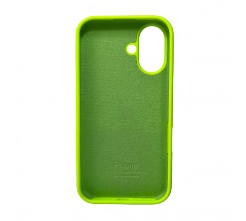 Чохол для смартфона Silicone Full Case AA Open Cam for Apple iPhone 16 24,Shiny Green (FullOpeAAi16-24)