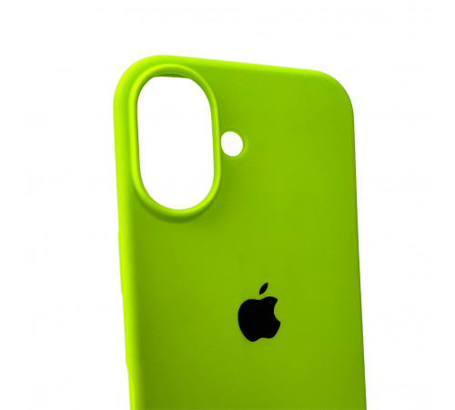 Чохол для смартфона Silicone Full Case AA Open Cam for Apple iPhone 16 24,Shiny Green (FullOpeAAi16-24)