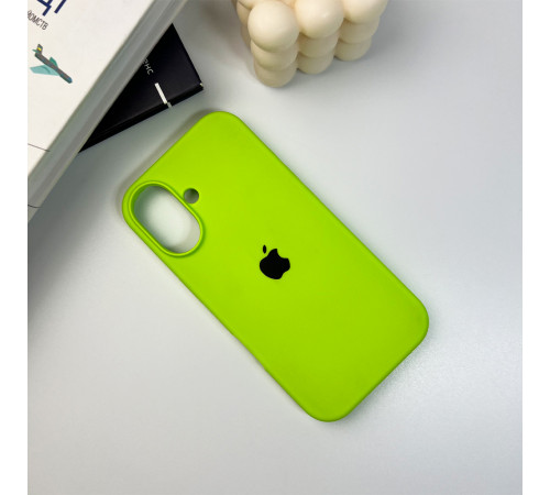 Чохол для смартфона Silicone Full Case AA Open Cam for Apple iPhone 16 24,Shiny Green (FullOpeAAi16-24)