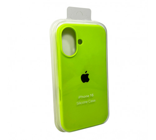 Чохол для смартфона Silicone Full Case AA Open Cam for Apple iPhone 16 24,Shiny Green (FullOpeAAi16-24)