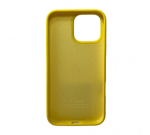 Чохол для смартфона Silicone Full Case AA Open Cam for Apple iPhone 16 Pro 56,Sunny Yellow (FullOpeAAi16P-56)