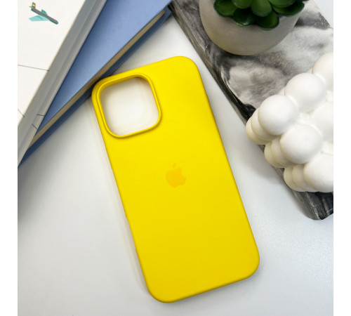 Чохол для смартфона Silicone Full Case AA Open Cam for Apple iPhone 16 Pro 56,Sunny Yellow (FullOpeAAi16P-56)