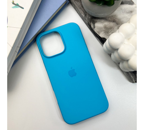Чохол для смартфона Silicone Full Case AA Open Cam for Apple iPhone 16 Pro Max 38,Surf Blue (FullOpeAAi16PM-38)
