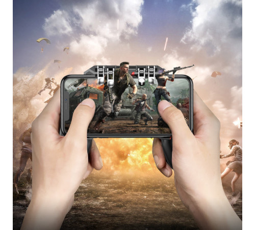 Ігровий контролер для мобільного HOCO GM7 Eagle six finger game controller Black (6931474752925)