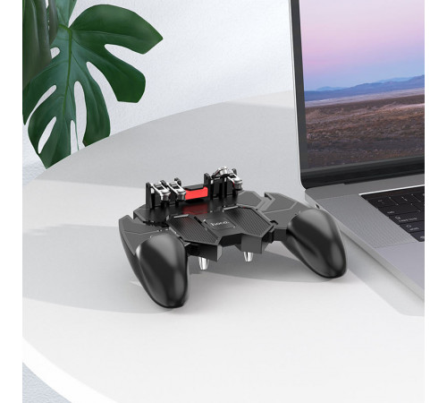 Ігровий контролер для мобільного HOCO GM7 Eagle six finger game controller Black (6931474752925)