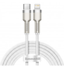 Кабель Baseus Cafule Series Metal Data Cable Type-C to iP PD 20W 2m White (CATLJK-B02)