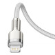 Кабель Baseus Cafule Series Metal Data Cable Type-C to iP PD 20W 2m White (CATLJK-B02)