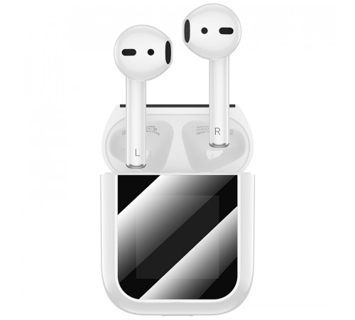 Бездротові навушники TWS BOROFONE BW86 Brocade, touch screen, White (6941991119484)