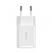 Мережевий зарядний пристрій Baseus Compact Charger 2U 10.5W EU White (CCXJ010202)