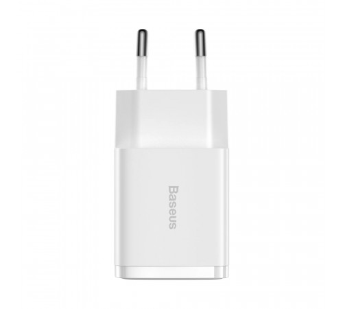 Мережевий зарядний пристрій Baseus Compact Charger 2U 10.5W EU White (CCXJ010202)