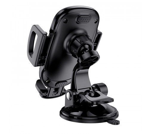 Автотримач для телефона BOROFONE BH37 Route push type suction cup car holder Black (6931474738486)